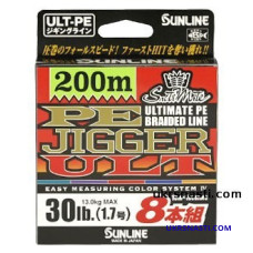 Плетеный шнур Sunline PE JIGGER ULT(8braid) 200 м